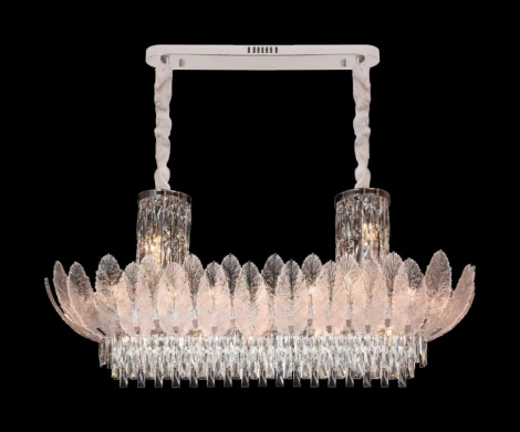 Подвесная люстра Fluorite Florens FL1055-27P (220V, хрусталь, на цепи)