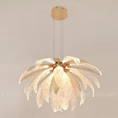 Подвесная люстра светодиодная с цветами Cloyd Tuvalu 11420 (220V, на тросе, цветы)