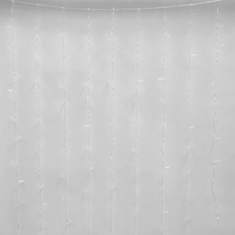 Занавес светодиодный с эффектом мерцания, 3х2м. 264 светодиода. теплый белый свет Uniel ULD-C3020-264/TTK WARM WHITE IP44