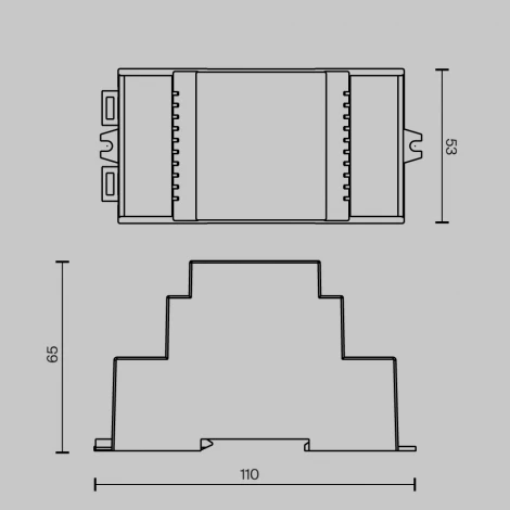 Мастер-контроллер DALI 1канал 230VAC 230mA DIN Maytoni 721008
