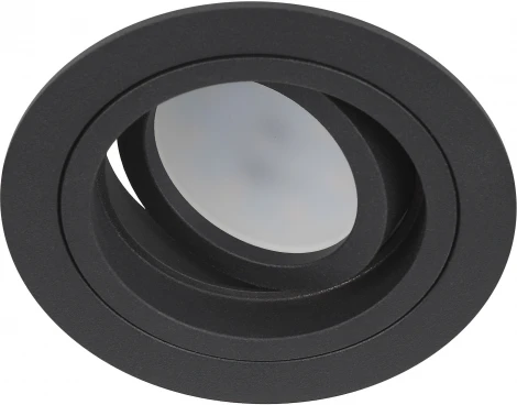 Встраиваемый точечный светильник ЭРА KL84 BK (12V, круглые)