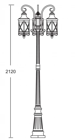 Наземный фонарь Oasis Light Lucerna Bg 84809В/18
