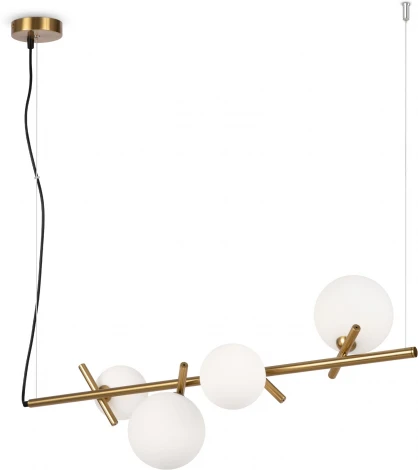 Подвесной светильник Freya Blossom FR5259PL-04BS (220V, на тросе, шарики)