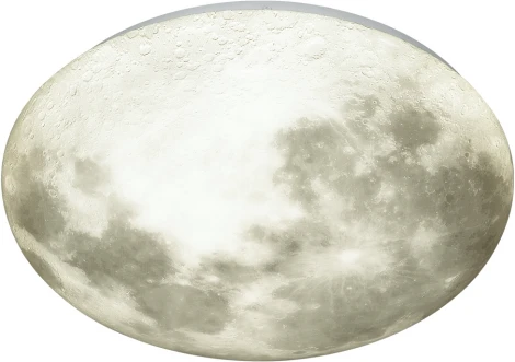 Настенно-потолочный светильник Moon 3084/EL (регулировка яркости, LED, 220V, пульт управления, круглые, луна, IP43)