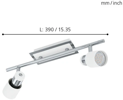 Спот на штанге Eglo Davida 92085 (220V, круглые)