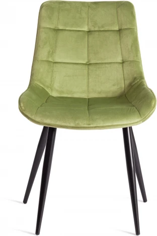 Стул ABRUZZO ( mod. 8060 ) / 2 шт. в упаковке Tetchair (Металл,Велюр/Зеленый) арт.24539