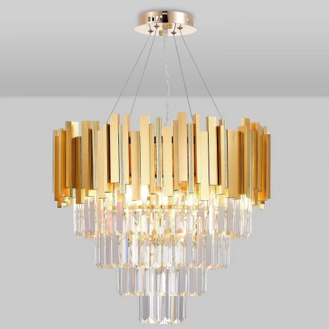 Подвесная люстра Natali Kovaltseva Bellezza 81427/8C GOLD