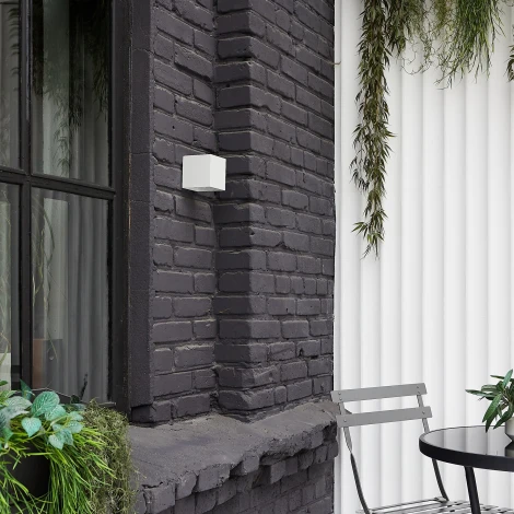 Архитектурная подсветка с переключателем цвета свечения Uniel ULU-S55B-2x3W/3000K+4000K+6000K IP65 WHITE