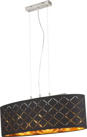 Подвесной светильник Globo Clarke 15229H2 (220V, на тросе, круглые, узор в клетку)