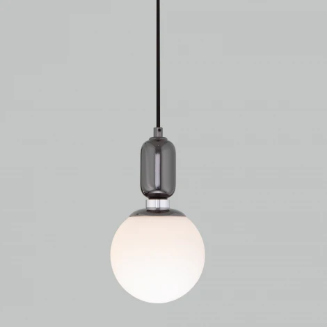 Подвесной светильник Eurosvet Bubble 50151/1 черный жемчуг (220V, на проводе, шар)
