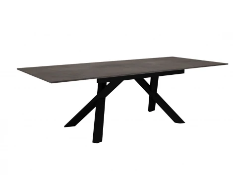 Стол DikLine DX140 Хромикс бронза/опоры черные (2 уп.)