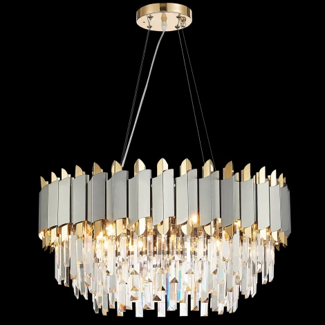 Подвесная люстра Natali Kovaltseva Queen Ii 81450/10C GOLD
