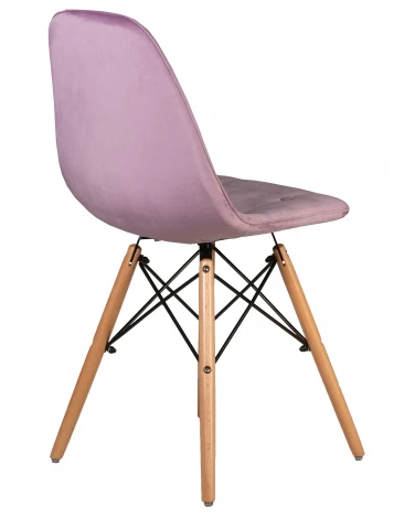 Стул обеденный BENNET (ножки светлый бук, пудрово-сиреневый велюр (HLR-27))