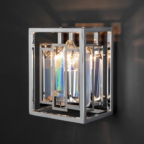 Настенный светильник Bogate's Cella 312/1 Strotskis (220V, хрусталь)