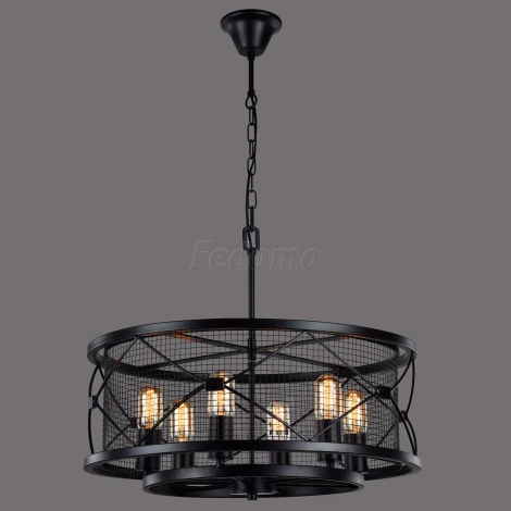 Подвесная люстра Favourite Mesh 1783-6P (220V, на цепи, подсвечник, свеча)