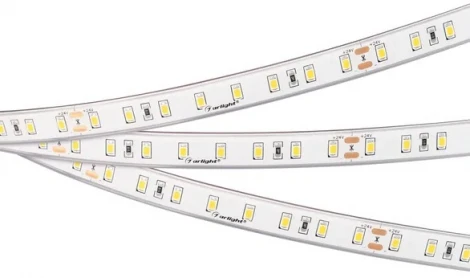Светодиодная лента герметичная RTW-PS-A80-12mm 24V Warm2400 (4.8 W/m, IP67, TWP100, 5m) (Arlight) 053506