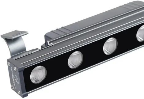 Линейный прожектор LED AR-LINE-300-6W Warm2700 (GR, 15x60 deg, 230V) (Arlight, IP65 Металл) 051767