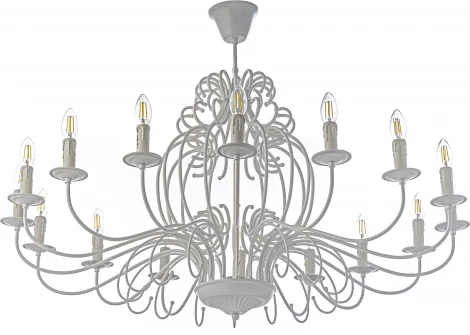 Подвесная люстра Arti Lampadari Amaro E 1.1.16 W (220V, на цепи, подсвечник, свеча)