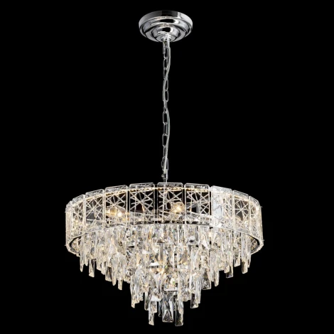 Подвесная люстра Citilux Sagrada CL317251 (220V, хрусталь, на цепи)