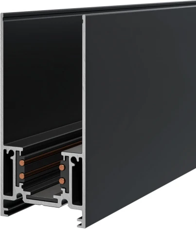 Шинопровод 1м S35 накладной/подвесной черный (магнитный) Maytoni Technical TRX004-211B