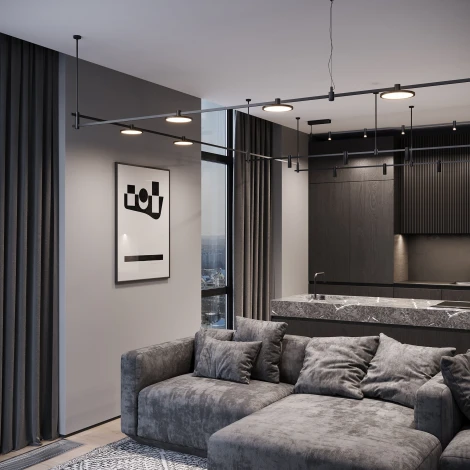 Декоративная стойка с коннектором Elektrostandard Esthetic Magnetic 85153/00 MEDIUM (24V)