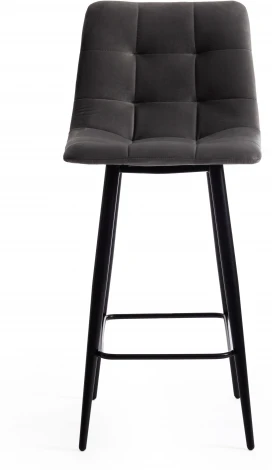 Барный стул Tetchair CHILLY (Ткань,Металл/Серый,Черный) 15453