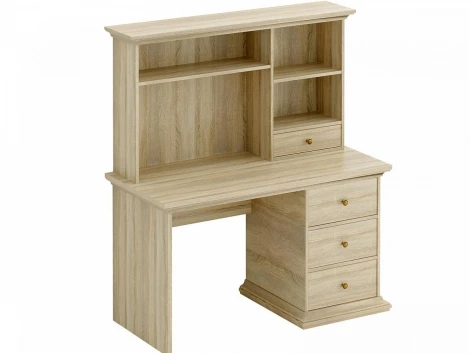 Стол Reina с полочным модулем ОГОГО 333889 (дуб сонома)