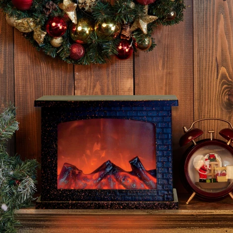 Световая фигура Uniel ULD-L2821-005/DNB/RED BROWN FIREPLACE