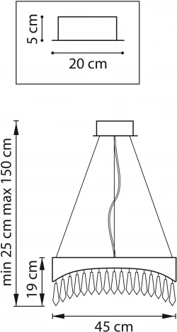 Подвесной светильник Lightstar Helio 703143 (LED, 220V, подвески, на тросе, круглые)
