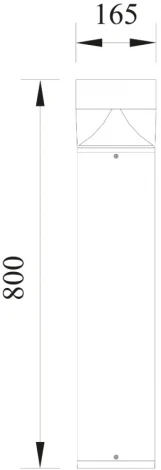 Наземный уличный светильник светодиодный IP65 Natural Concepts Dwell NC-003235-80-DG (220V, круглые)