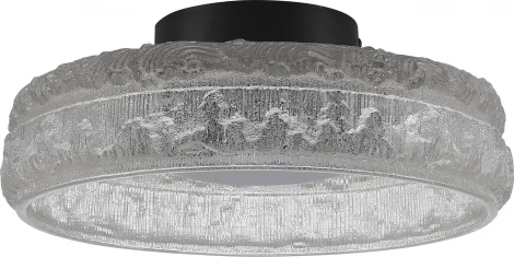 Настенный светильник ST Luce Antike SL6143.402.01 черный/прозрачный LED 1*15W 4000K (220V, круглые)