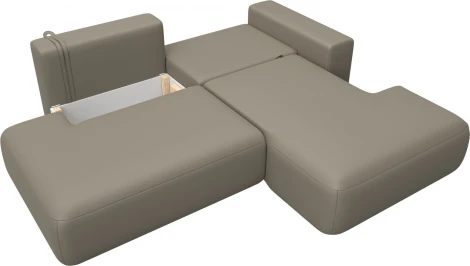 Диван угловой Лига-036 НПБ Модерн правый угол Лига Диванов (Экокожа) арт.127769