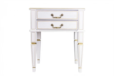 Тумба Васко В 118Н белый ясень/золото от фабрики Mebelik