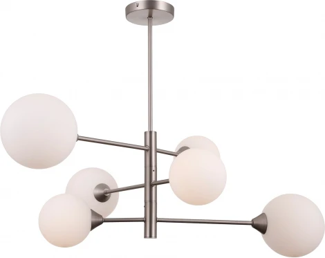 Потолочная люстра на штанге Moderli Molecule V10840-6P (220V, шар)