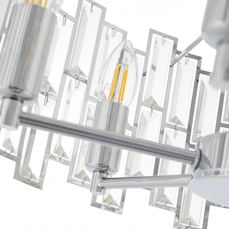 Потолочная люстра на штанге Arte Milano Sorrento-3209 373209/8/350/560 CR (220V, круглые)