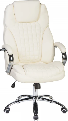 Офисное кресло для руководителей CHESTER (кремовый)