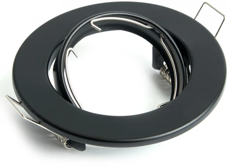 Светильник встраиваемый Feron DL11 48466 50W G5.3 черный (12V, круглые)