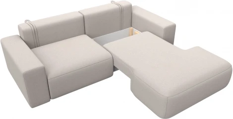 Диван угловой Лига-036 НПБ Классик правый угол Лига Диванов (Замша) арт.127742