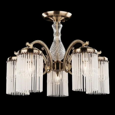 Потолочная люстра Eurosvet 60014 60014/5 античная бронза