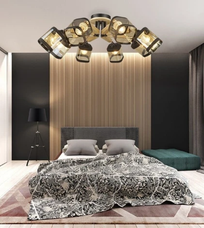 Потолочная люстра Wedo Light Kaleri WD3506/8C-BK-AM