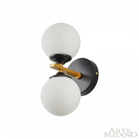 Бра Arte Milano 271580/2B BK/GD (220V, шарики)