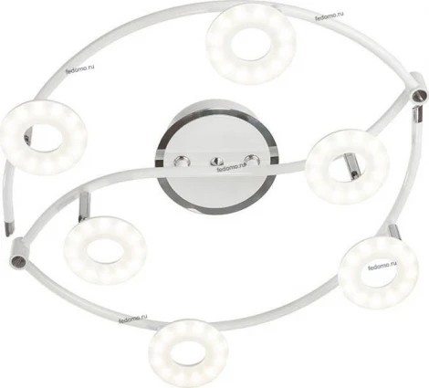 IDLamp 390 390/6PF-LEDWhitechrome