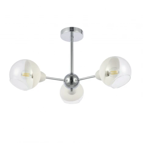 Потолочная люстра на штанге Evoluce Giorte SLE102702-03 (220V, шарики, молекулы)