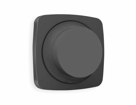 Лицевая панель Ambrella Volt OMEGA (Графит Мякое касание) для светорегулятора универсального QUANT OP9055
