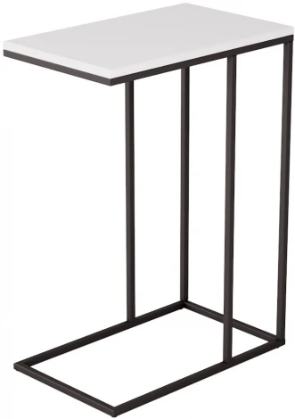 Стол придиванный Агами белый/чёрный от фабрики Mebelik