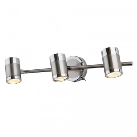 Спот на штанге Eurosvet Prime 20058/3 перламутровый сатин (220V, выключатель, круглые)