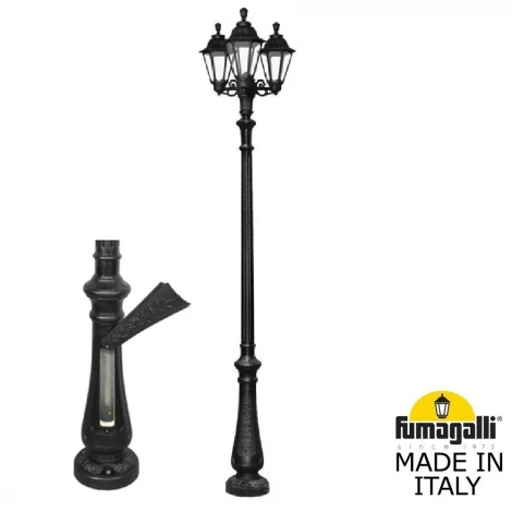 Наземный уличный фонарь Fumagalli Rut E26.202.S30.AXE27 DN