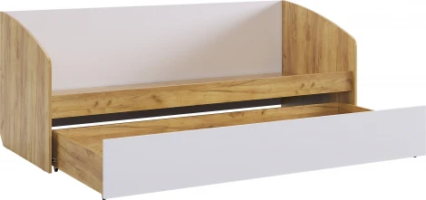 Форсаж Кровать, цвет дуб крафт золотой/белый Mebelson (арт.MKF-07.2725)