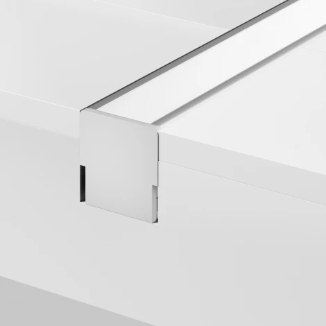 Алюминиевый профиль встраиваемый в пол 26x26 серебро 2 м, ALM-2626-S-2M Maytoni 636016