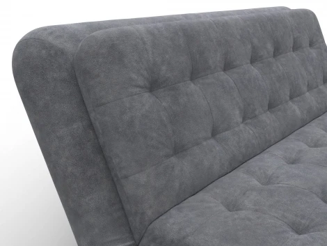 Диван-книжка Лига-123 (Металл,ЛДСП,Брус,Доска,Велюр/Темно-серый) Лига Диванов 137628